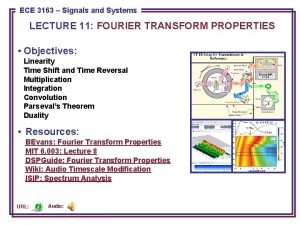 ECE 3163 8443Signals Pattern and Recognition ECE Systems