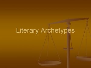 Literary archetypes