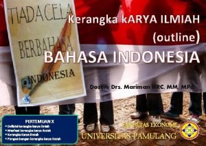 Outline bahasa indonesia