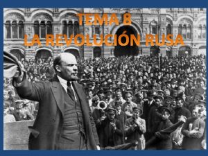 Introducción de la revolución rusa