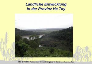 Lndliche Entwicklung in der Provinz Ha Tay DED