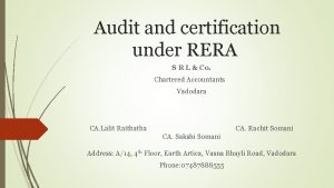 Rera form 5