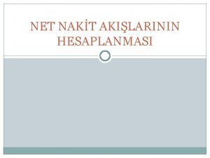 Yatırımın net bugünkü değeri nasıl hesaplanır