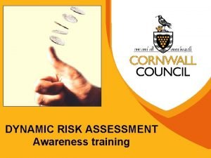 Risk management awareness training