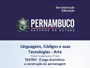 Linguagens Cdigos e suas Tecnologias Arte Ensino Fundamental