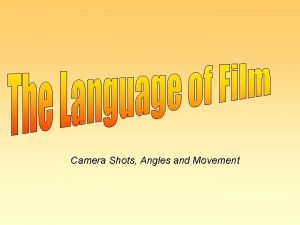 Types of camera movement