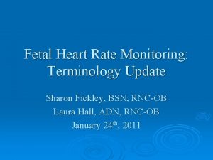 Categories fetal heart tracing