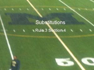 Illegal substitution