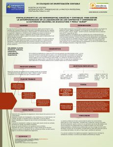 IV COLOQUIO DE INVESTIGACIN CONTABLE MUESTRA DE POSTERS