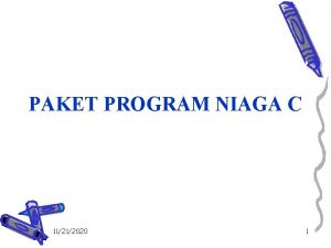 PAKET PROGRAM NIAGA C 11212020 1 TIM PENYUSUN