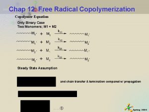 Azeotropic copolymerization Azeotropic copolymerization