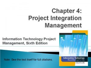 Project management information system example