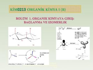 KM 0213 ORGANK KMYA I B KM 213