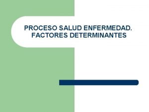 Niveles de prevención de leavell y clark