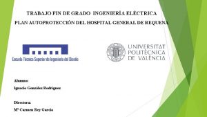 TRABAJO FIN DE GRADO INGENIERA ELCTRICA PLAN AUTOPROTECCIN