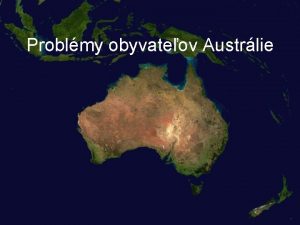 Problemy australie