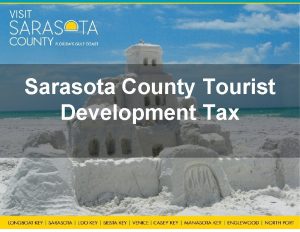 Sarasota county tourist development tax