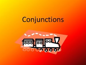 What is a conjunction word