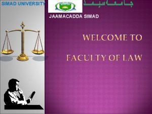 Simad university faculties