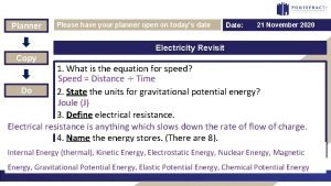 Elastic potential energy worksheet with answers