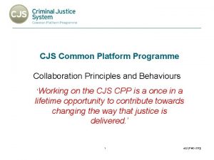 Cjs common platform