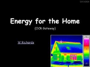21112020 Energy for the Home OCR Gateway W