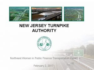 NEW JERSEY TURNPIKE AUTHORITY Northeast Women in Public