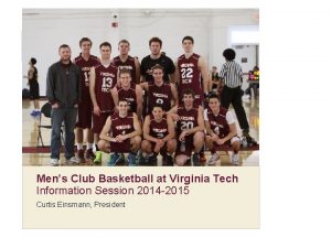 Virginia tech club basketball