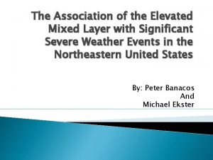 Elevated mixed layer