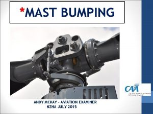 Mast bumping helicopter