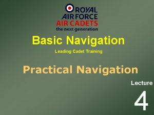Cadet rule in navigation Cadet rule in navigation