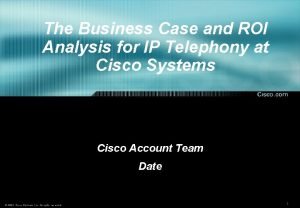 Ip telephony business case