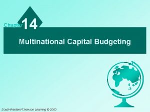 Multinational capital budgeting