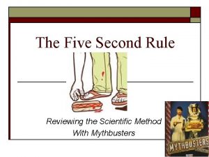 5 second rule mythbusters