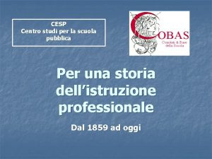 CESP Centro studi per la scuola pubblica Per