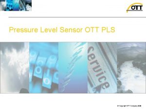 Ott pressure transducer