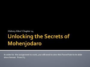History Alive Chapter 14 Unlocking the Secrets of