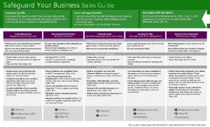 Safeguard your business