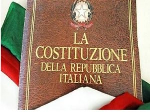 La costituzione italiana struttura