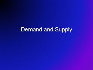 Supply demand rule Supply demand rule