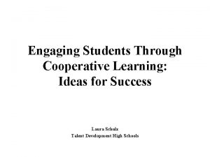 Engaging Students Through Cooperative Learning Ideas for Success