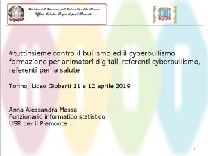 tuttinsieme contro il bullismo ed il cyberbullismo formazione