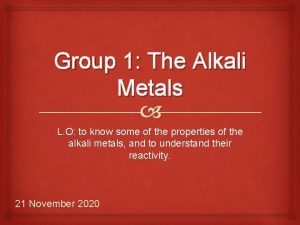 What is alkali