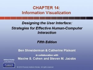 Visualization in user interface design