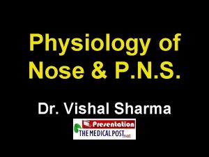 Functions of the nose