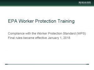 Epa compliance training