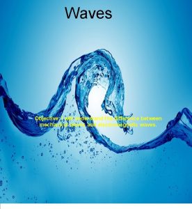 What waves do not require a medium