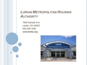 Lorain metropolitan housing
