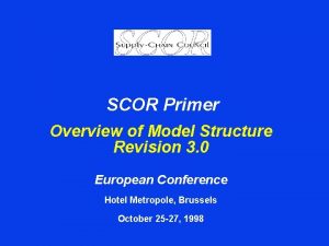 Scor levels