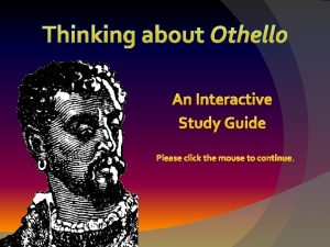 Othello study guide